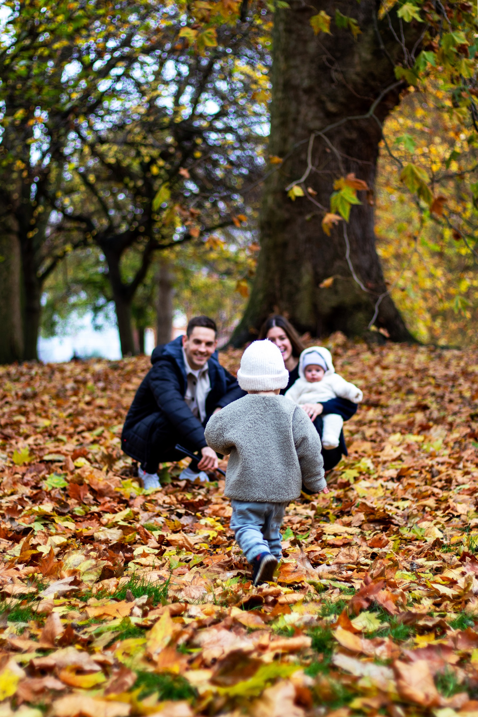 Family park shoot together — love and connection